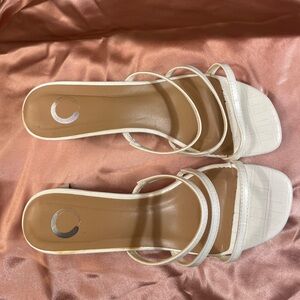 White Strappy Sandals